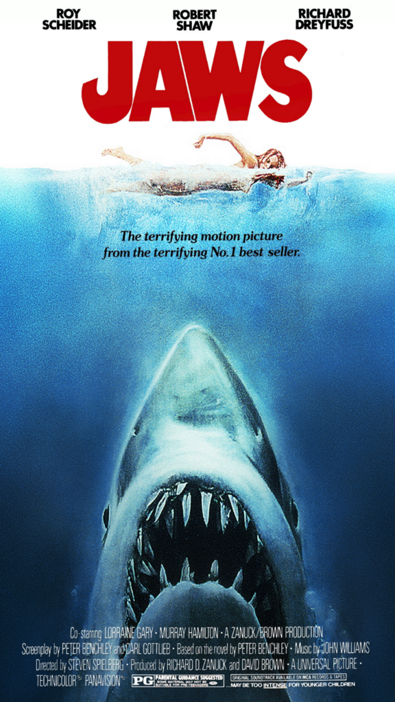 The poster for the movie 'Jaws'